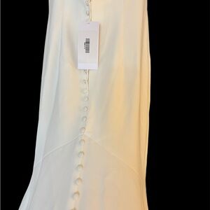 Allure Bridals Cream Wedding Dress